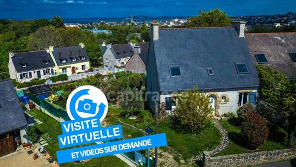 Maison spacieuse 4 chambres dont une au rez-de-chaussée, sous sol et garage aux portes de Tréboul-Douarnenez(29)