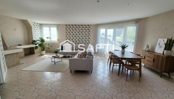 Appartement T6 137m² 2 ème et dernier étage, en plein coeur de Sotteville