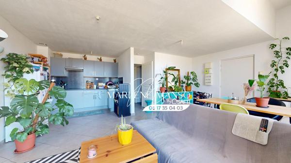 T3 lumineux de 64 m² avec jardin, terrasse et 2 places
