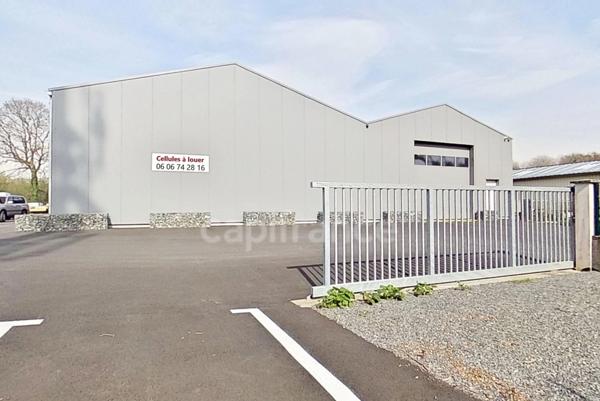 A la location sur LANTIC – Cellule artisanale / box de stockage de 181 m² au sein d’un site sécurisé