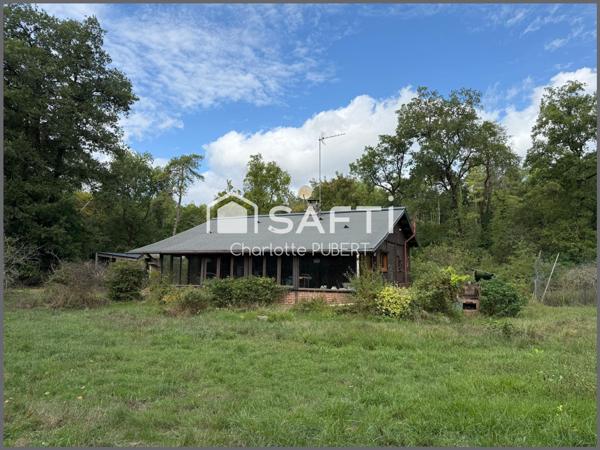 Maison plain-pied, 3 chambres, grand terrain, dependances