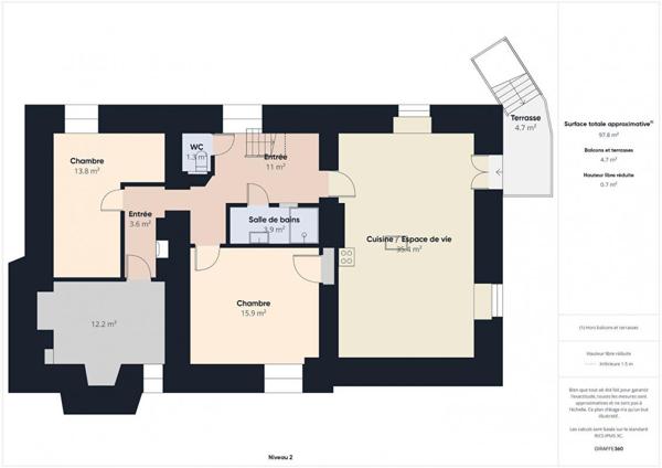 Maison Pierre secteur  Les Vans 4 pièce(s) 94 m2