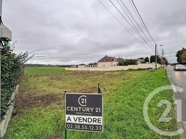 Terrain à vendre  2195 m2 CHAINGY - 45