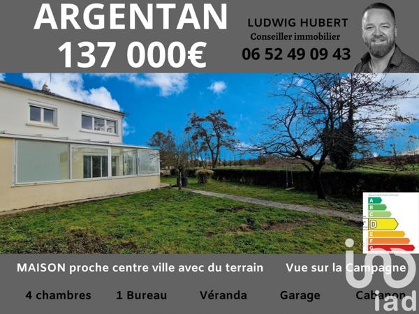 Maison 6 pièces de 106 m² à Argentan (61200)