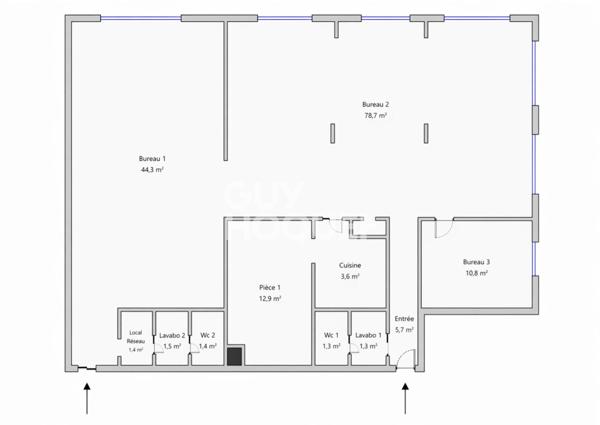 Bureaux à vendre à Pontcharra - 163m²
