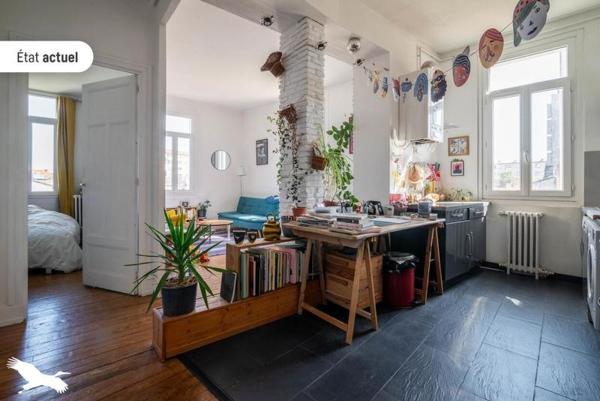 Appartement à vendre |                                       Toulouse |                                        3 pièces  |  58 m²