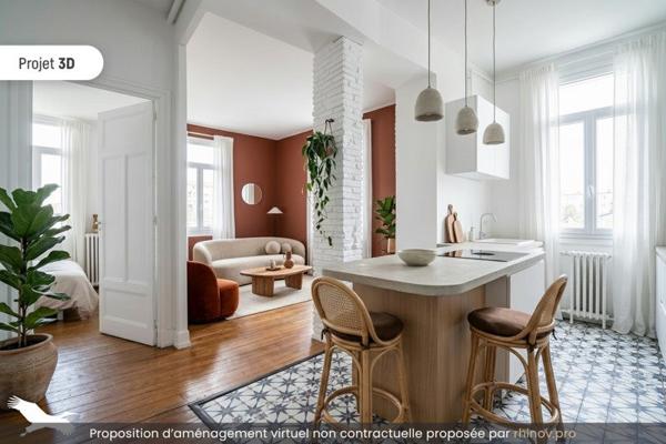 Appartement à vendre |                                       Toulouse |                                        3 pièces  |  58 m²