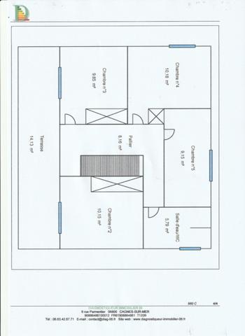 Maison à vendre 6 pièces CAGNES SUR MER (06)