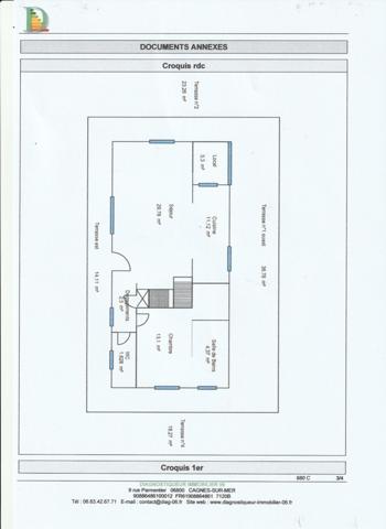 Maison à vendre 6 pièces CAGNES SUR MER (06)