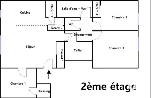 Appartement à vendre 4 pièces 79 m² L'Île-Saint-Denis