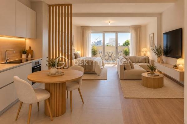 Dans un secteur recherché de La Bastide, au cœur de l’écoquartier Bastide-Niel, à proximité de Darwin, des quais et du Jardin botanique.

Venez découvrir ce superbe appartement  T1 BIS lumineux  NEUF de 34m² ! Et loggia d'environ 10m² dotée d'une vue dégagée. 
Dans une résidence neuve tout juste achevée ,  situé au 3ème étage sur 6, avec ascenseur et accessible aux personnes à mobilité réduite. 

Son agencement est parfaitement à optimisé permettant de créer facilement un véritable espace nuit tout en conservant une belle pièce de vie. 

Vous profiterez également d'une salle d'eau avec WC, un placard/entrée, ainsi que d'une grande baie vitrée  vantaux ouvrant sur un bel extérieur sans vis-à-vis idéalement exposée. 

La résidence propose également un local à vélo/moto spacieux et bénéficiera prochainement de commerces en rez-de-chaussée pour un quotidien encore plus pratique.... Venez le découvrir !!