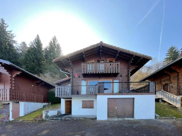 Chalet d’exception avec vue panoramique sur le lac Léman, à 4 minutes des remontées 🚡