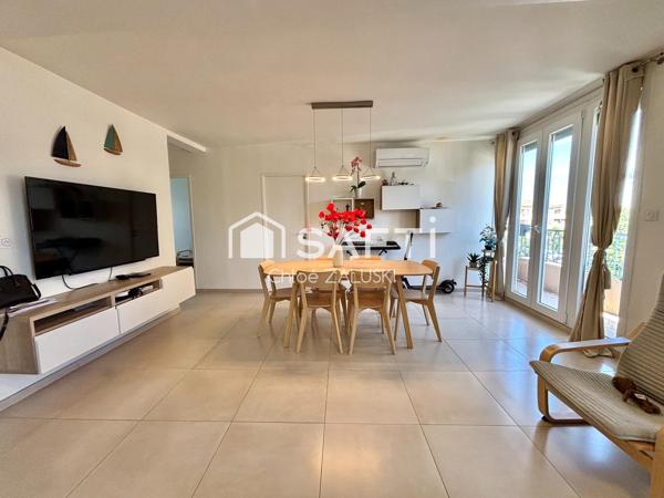 FRÉJUS – T4 entièrement rénové avec balcon et cave