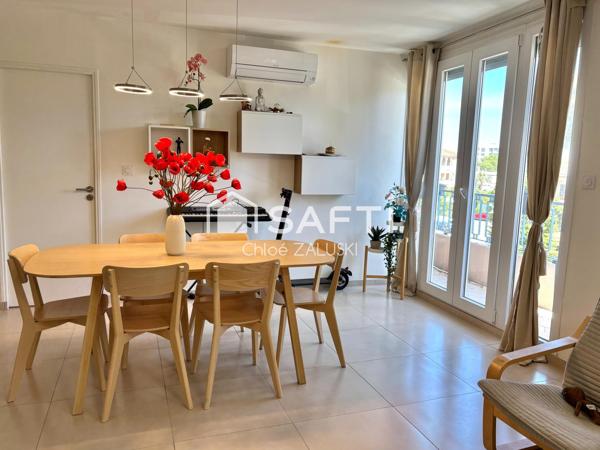 FRÉJUS – T4 entièrement rénové avec balcon et cave
