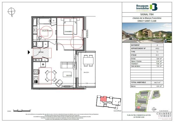 À vendre - T2, 2 pièces situé à Dingy-Saint-Clair (74230)