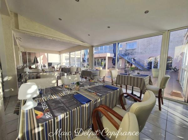 Exclusivité - murs à vendre CANET EN ROUSSILLON (66) Restaurant rénové, vendu avec bail en cours 3/6/9, fonds à vendre également