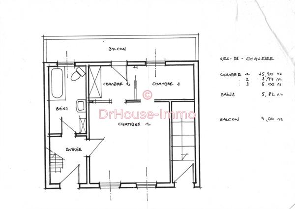 Maison à vendre 4 pièces de 74 m²