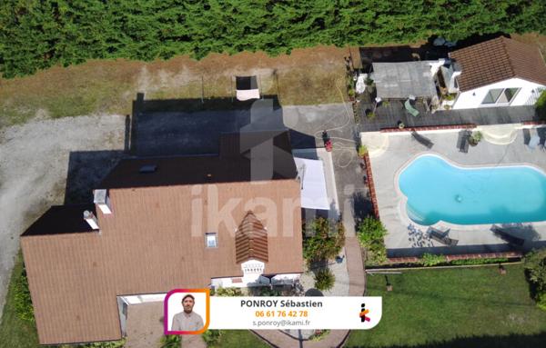 Pavillon d'Exception de 125 m2 avec Piscine et Grand Terrain Arboré