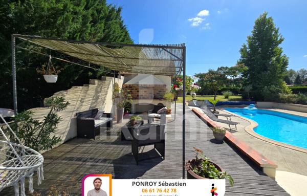 Pavillon d'Exception de 125 m2 avec Piscine et Grand Terrain Arboré