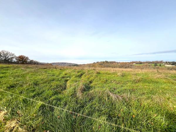 Ancien corps de ferme à rénover avec 9 ha de terrain et des belles vues