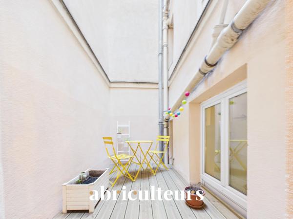 Rare 38 m² 2 pièces avec terrasse interieure– Paris 11e Rue de la Fontaine au Roi
