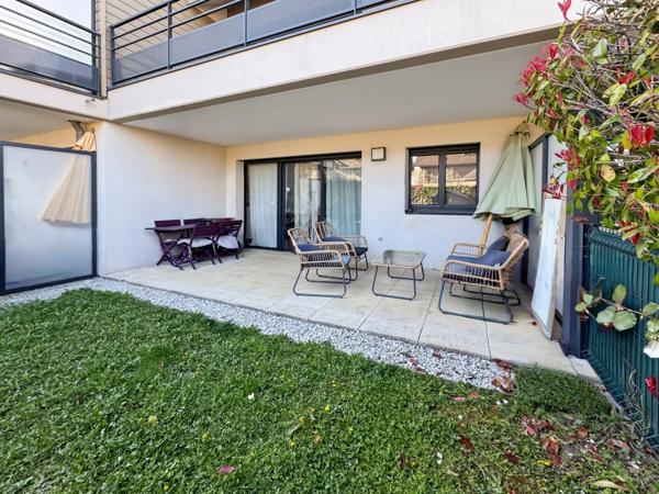 Appartement à vendre 3 pièces avec garage PREVESSIN MOENS (01) - Rez-de-jardin