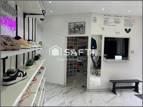 Cession de droit au bail ASNIERES SUR SEINE local commercial de 32 m2 avec une vitrine de 5 mètres