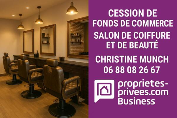 PONTOISE -  SALON DE COIFFURE ET DE BEAUTE - EMPLACEMENT N°1