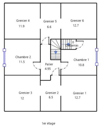 Maison à vendre 6 pièces de 113 m²