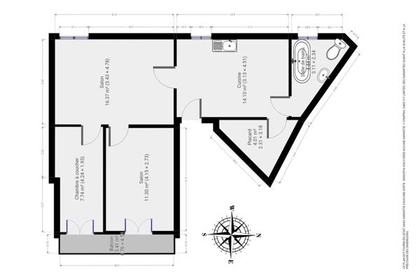 Location Appartement 3 pièces 54 m2 à Le Bugue