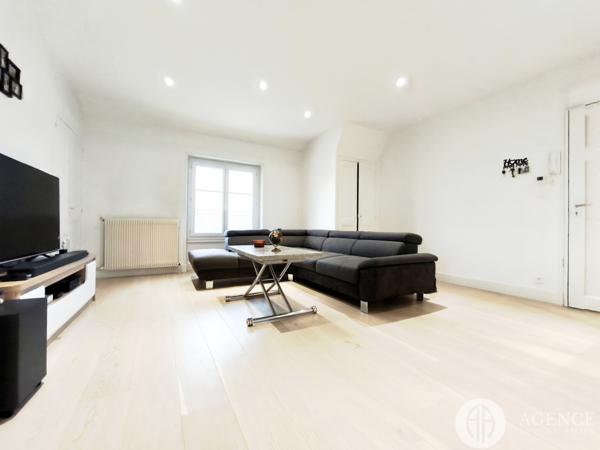 Appartement meublé, garage et terrain