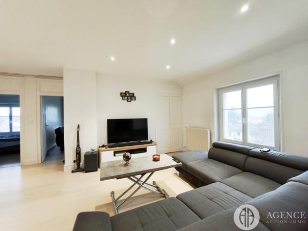 Appartement meublé, garage et terrain