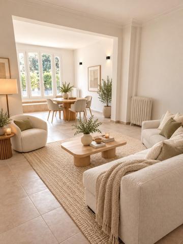 Maison meulière lumineuse, jardin et toit-terrasse