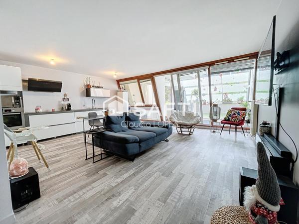 Duplex 104 m² de 4 pièces avec cave et parking