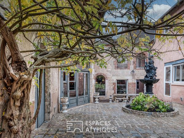 Maison de village avec cour intérieure