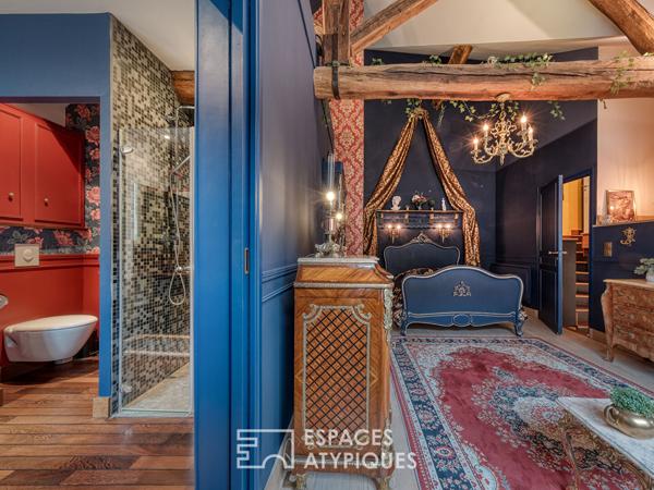 Maison de village avec cour intérieure