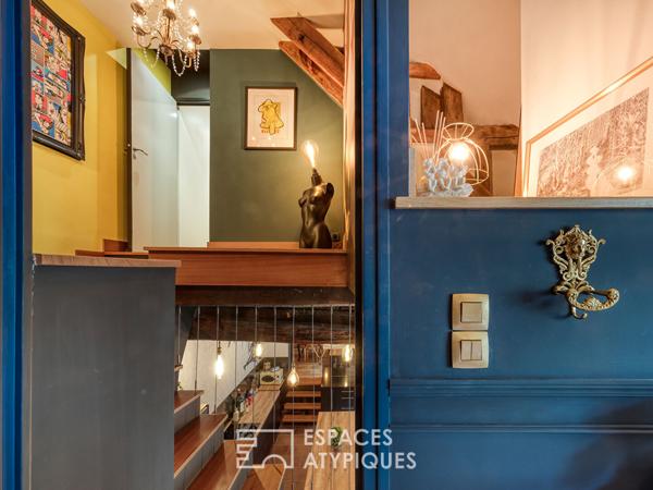 Maison de village avec cour intérieure