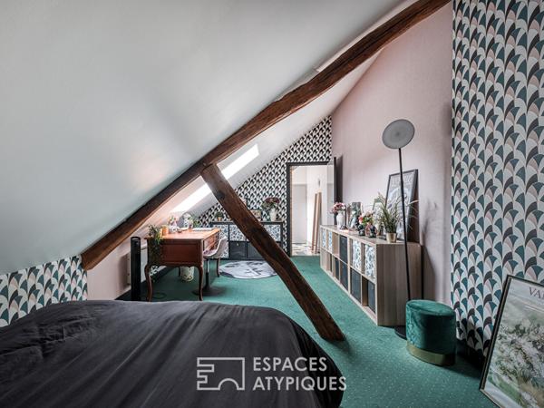 Maison de village avec cour intérieure