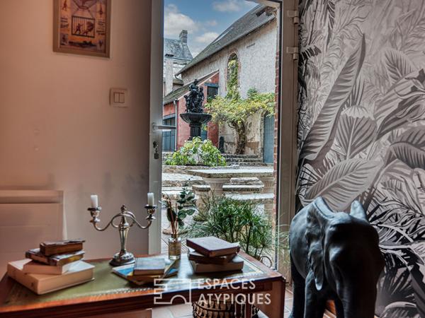 Maison de village avec cour intérieure