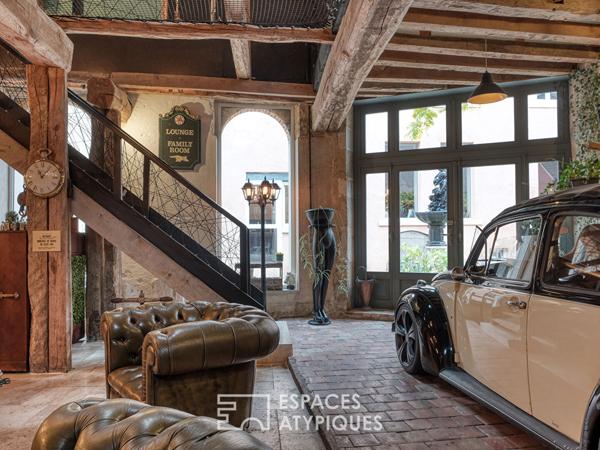 Maison de village avec cour intérieure