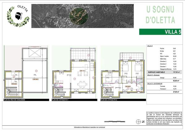 Maison Oletta 4 pièce(s) 138 m2