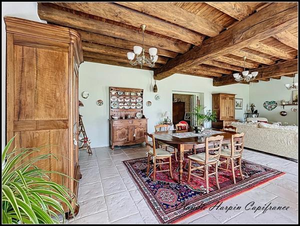 Maison à vendre 8 pièces AIRVAULT (79) - terrain 2769 m² - 5 ch - mare -288 m² habitable