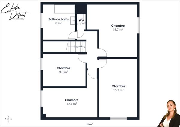 Maison
         6 pièces
        - 124 m² 288 700 € *