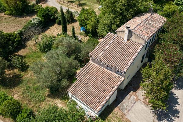 CARCASSONNE – VERZEILLE Maison de Campagne 181m² (150m² hab.) avec 2 logements et grand jardin