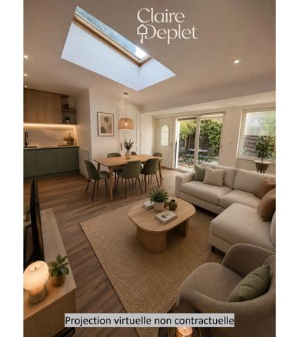 T2 esprit maison avec jardin-terrasse