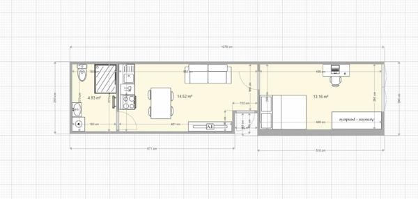 Appartement à vendre    2 pièces • 34,70 m2 Marseille 6