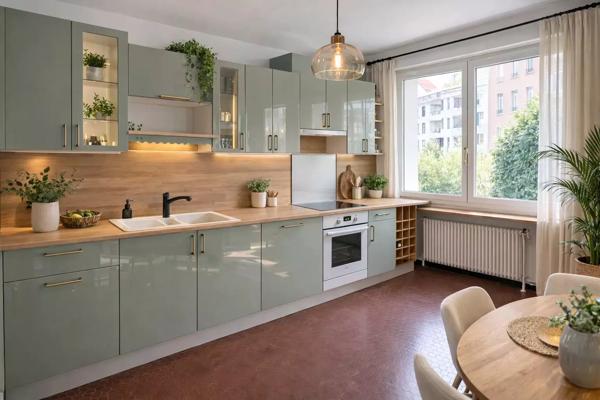 Lyon 6ᵉ – T3 lumineux de 74 m² en RDC surélevé – Résidence avec jardin