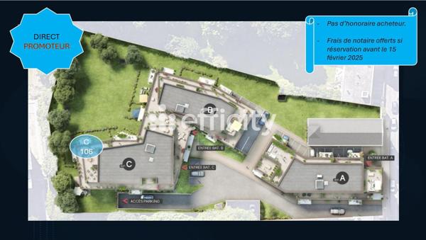 Appartement 3 pièces - 65 m²