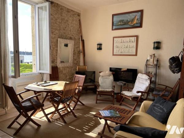 A VENDRE 56 LARMOR BADEN  APPT 40 m² EN DUPLEX AVEC VUE SUR LE GOLFE