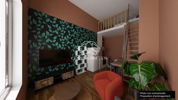Lyon 2e – Studio – 34m² – À rénover